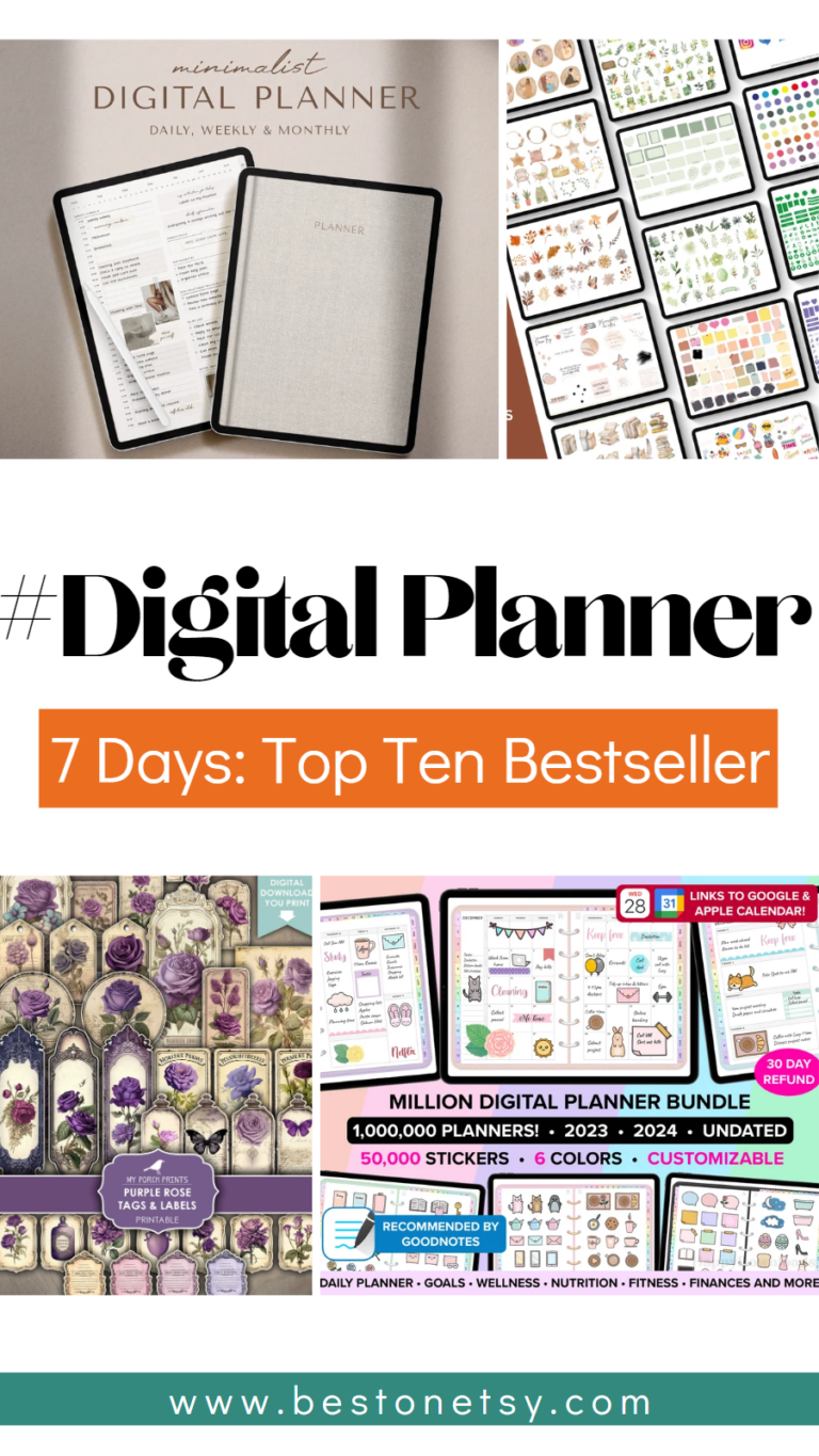 Read more about the article Top Ten Besteller: #digital planner